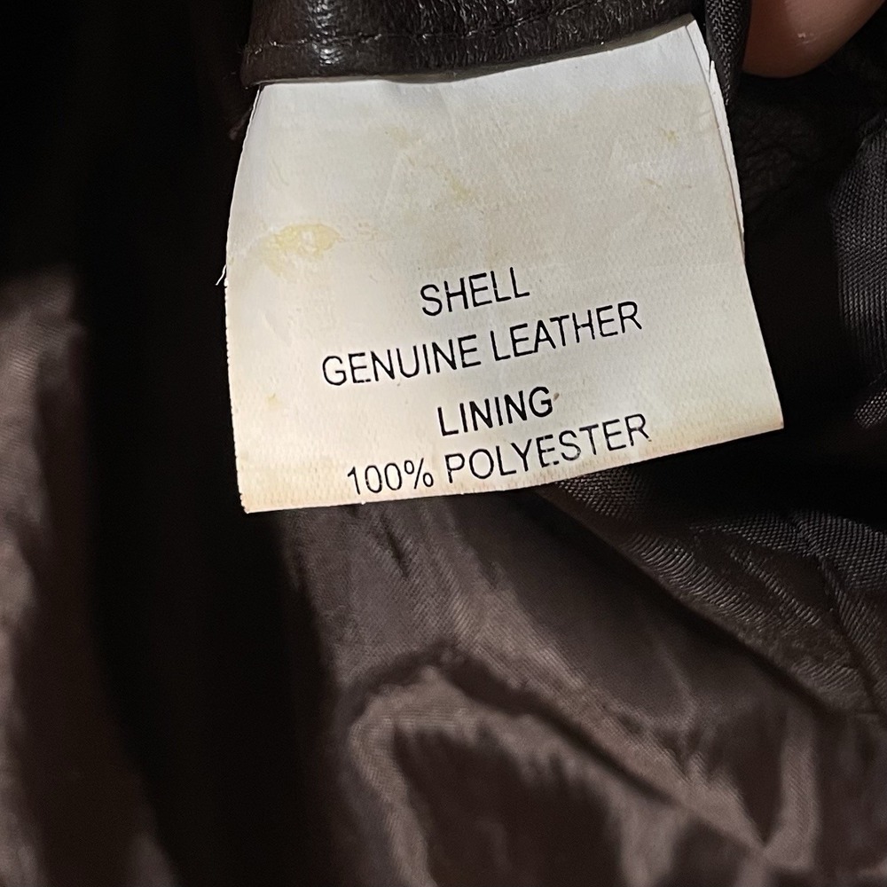 Peter Millar Suede Quilted Leather Jacket Men's XL Brown - Picture 10 of 10